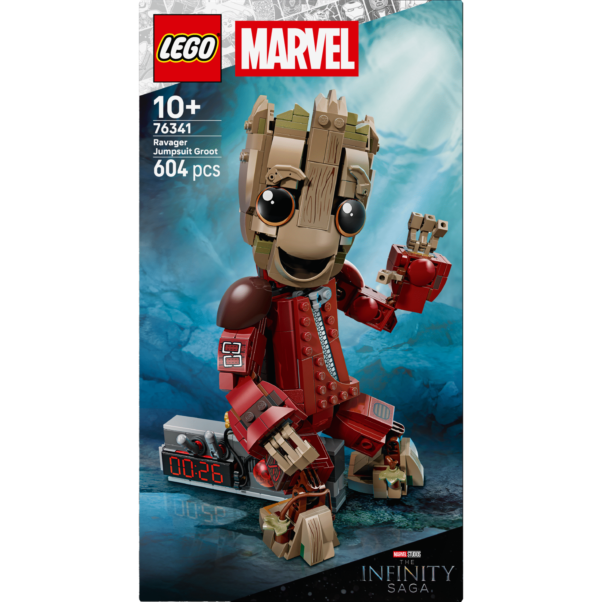 LEGO Marvel - Groot com Macac&atilde;o dos Ravager - 76341