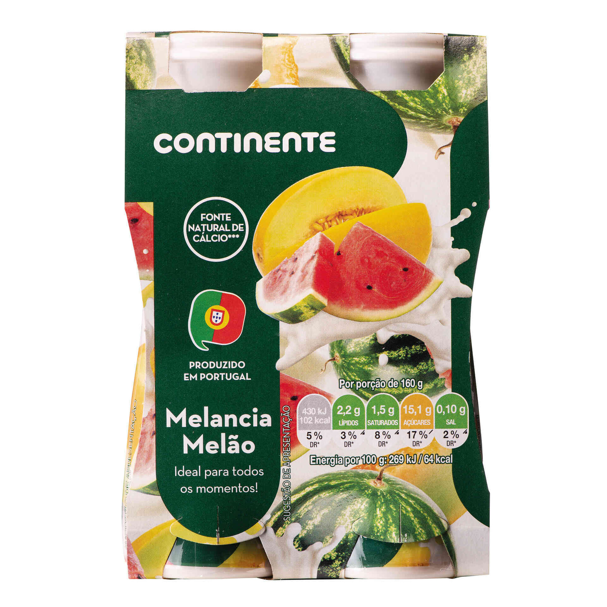 Iogurte Líquido Melão e Melancia