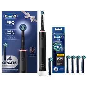 Escova de Dentes Elétrica Pro3 3500 Preta com Estojo Viagem - emb. 1 un -  Oral-B