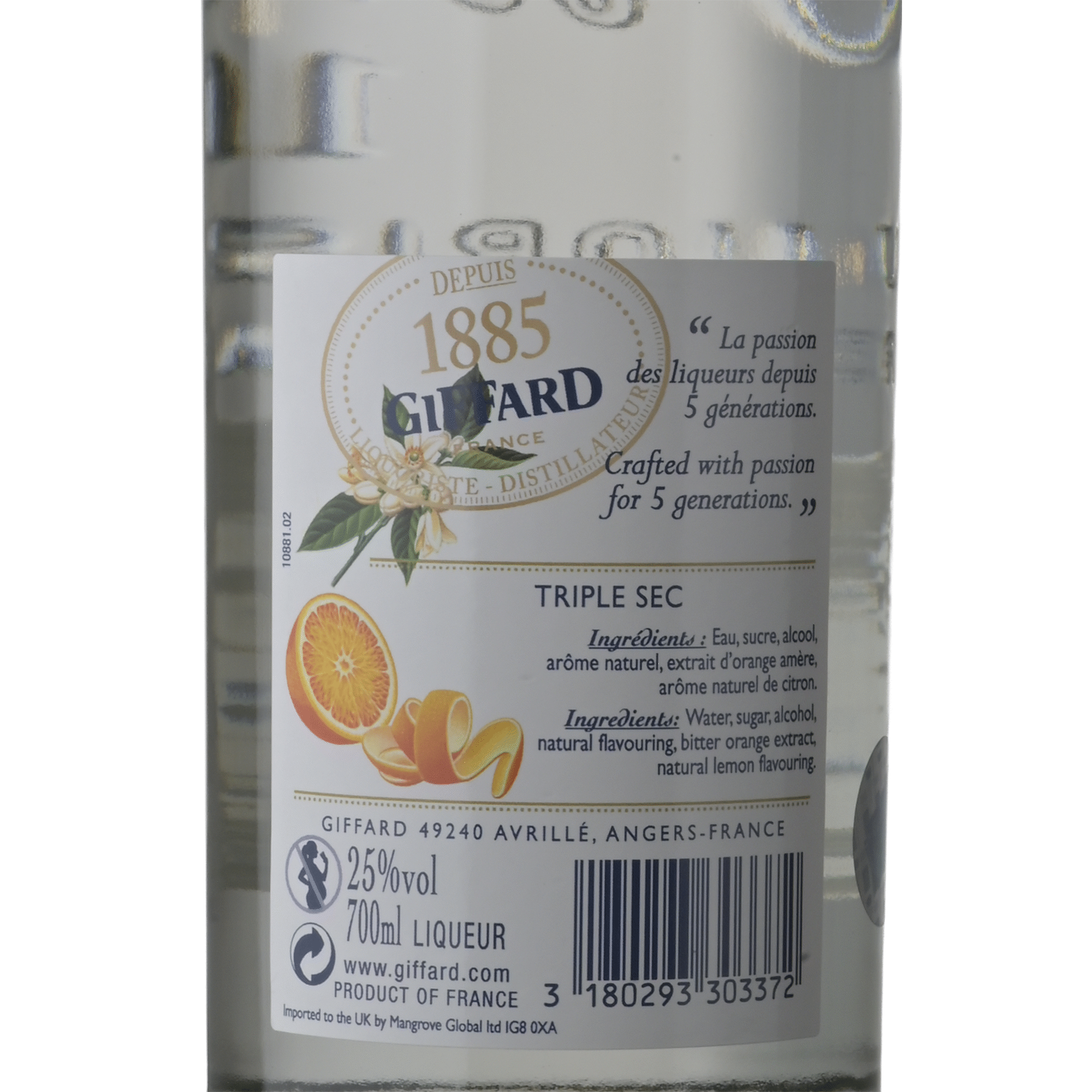 Giffard Triple Sec Licor