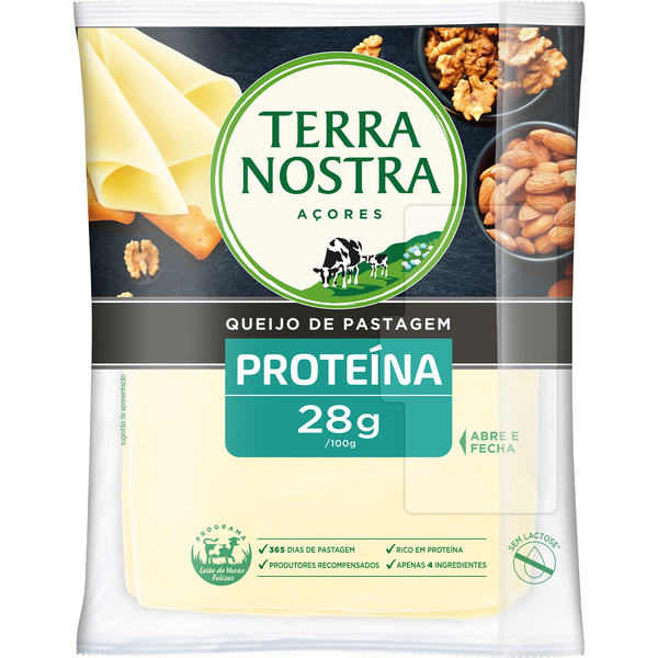 Queijo Flamengo sem Lactose Proteína Fatiado Terra Nostra
