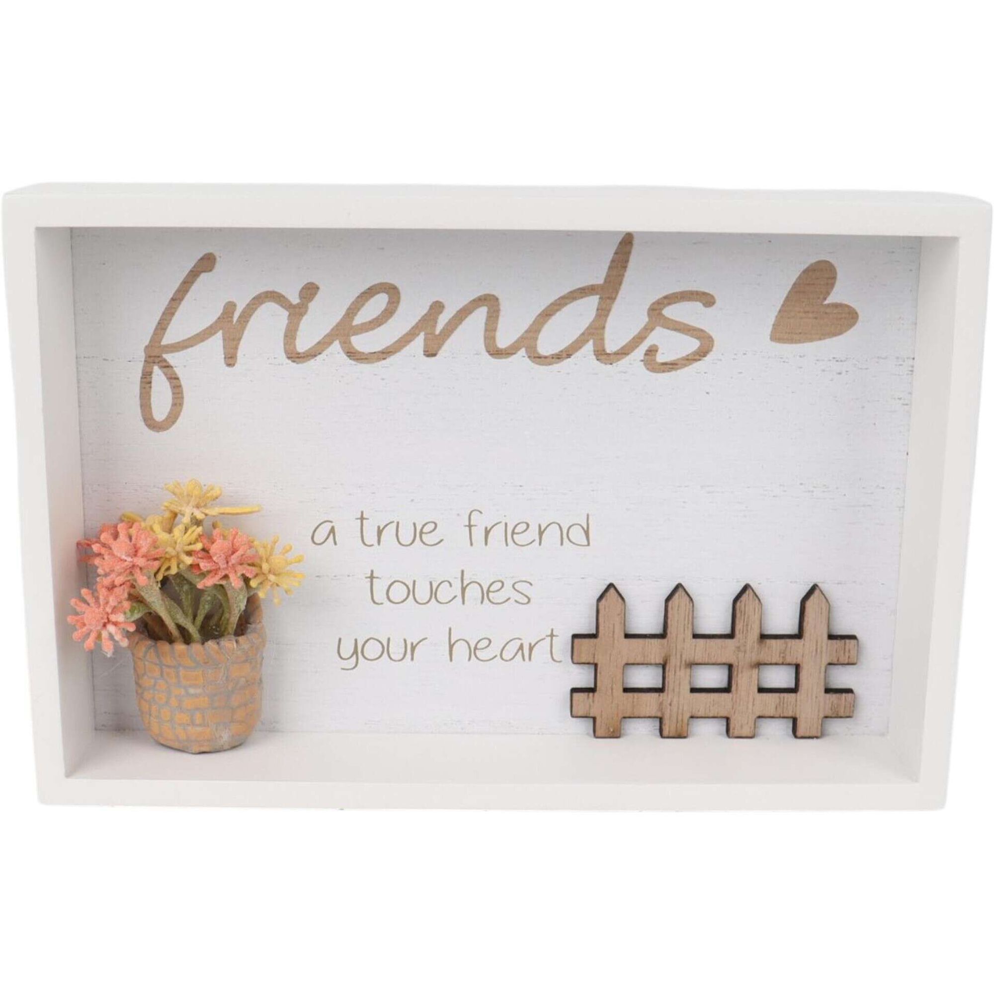 Quadro Friends Branco Kasa
