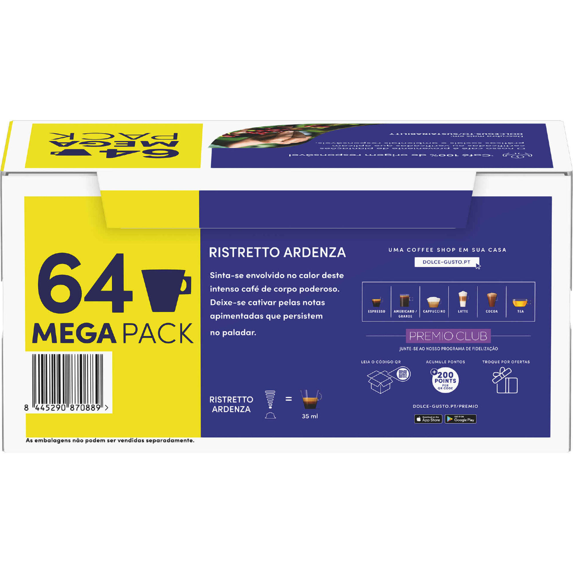 Cápsulas de Café Ardenza Int 11