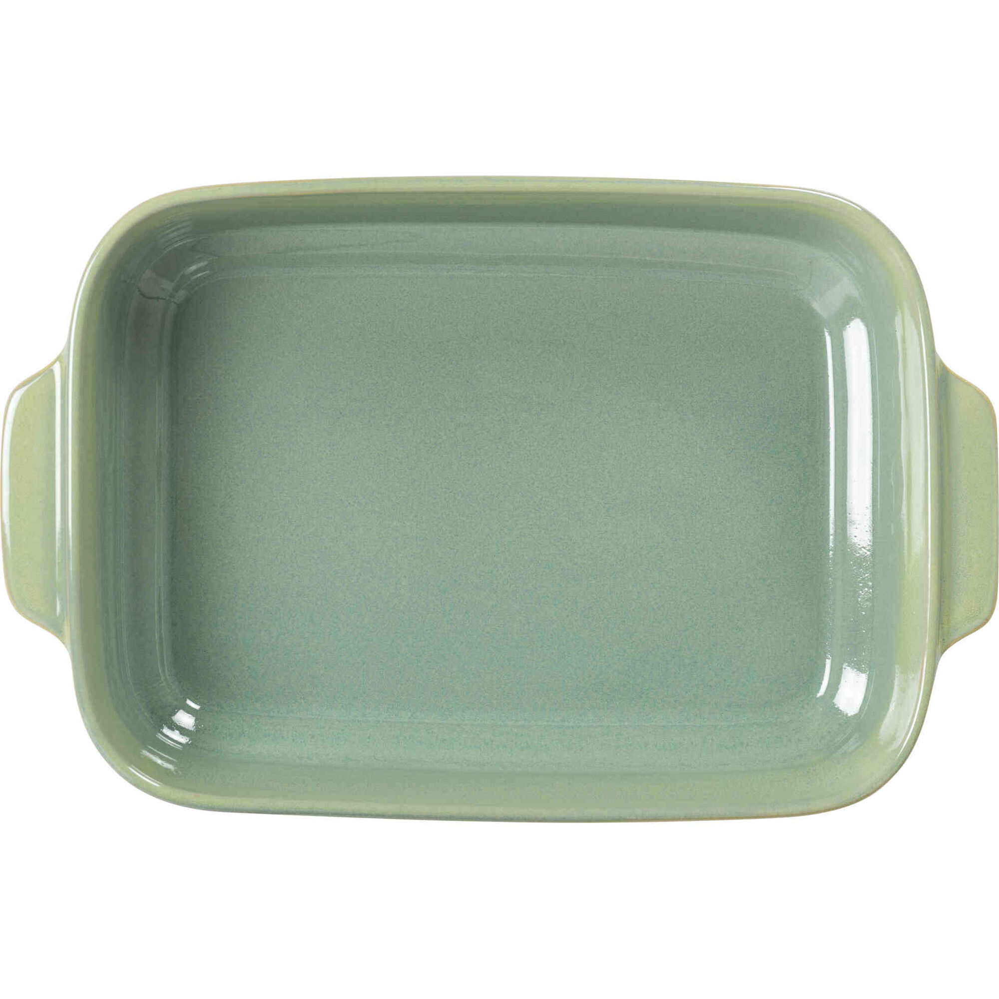Assadeira Retangular Reativo 38x24cm Verde Kasa