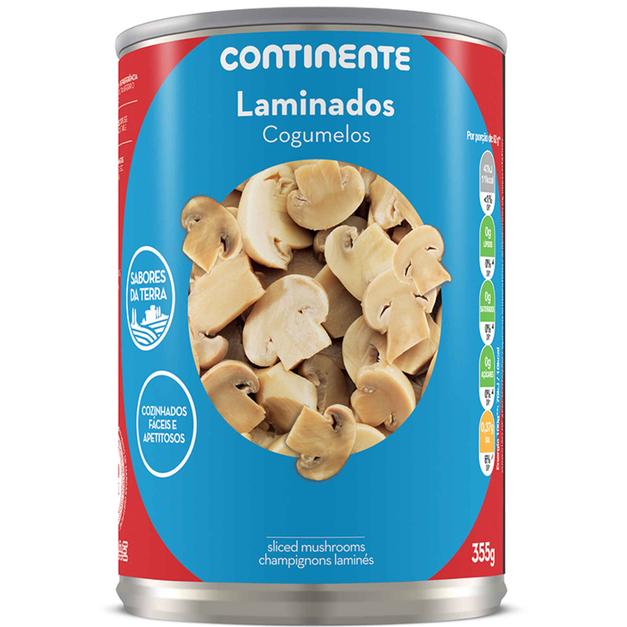 Cogumelos Laminados sem Glúten