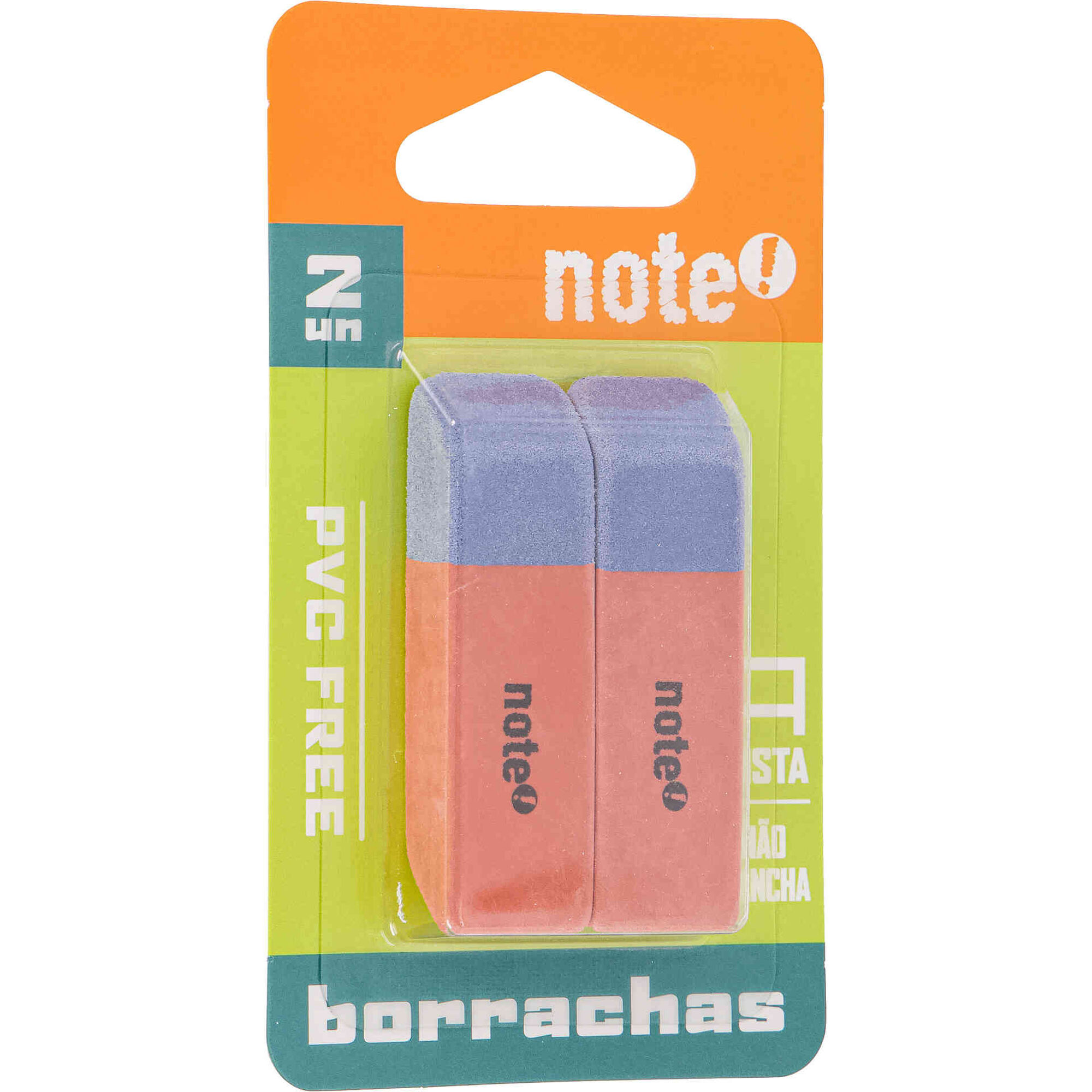 Conjunto 2 Borrachas Mistas Note!