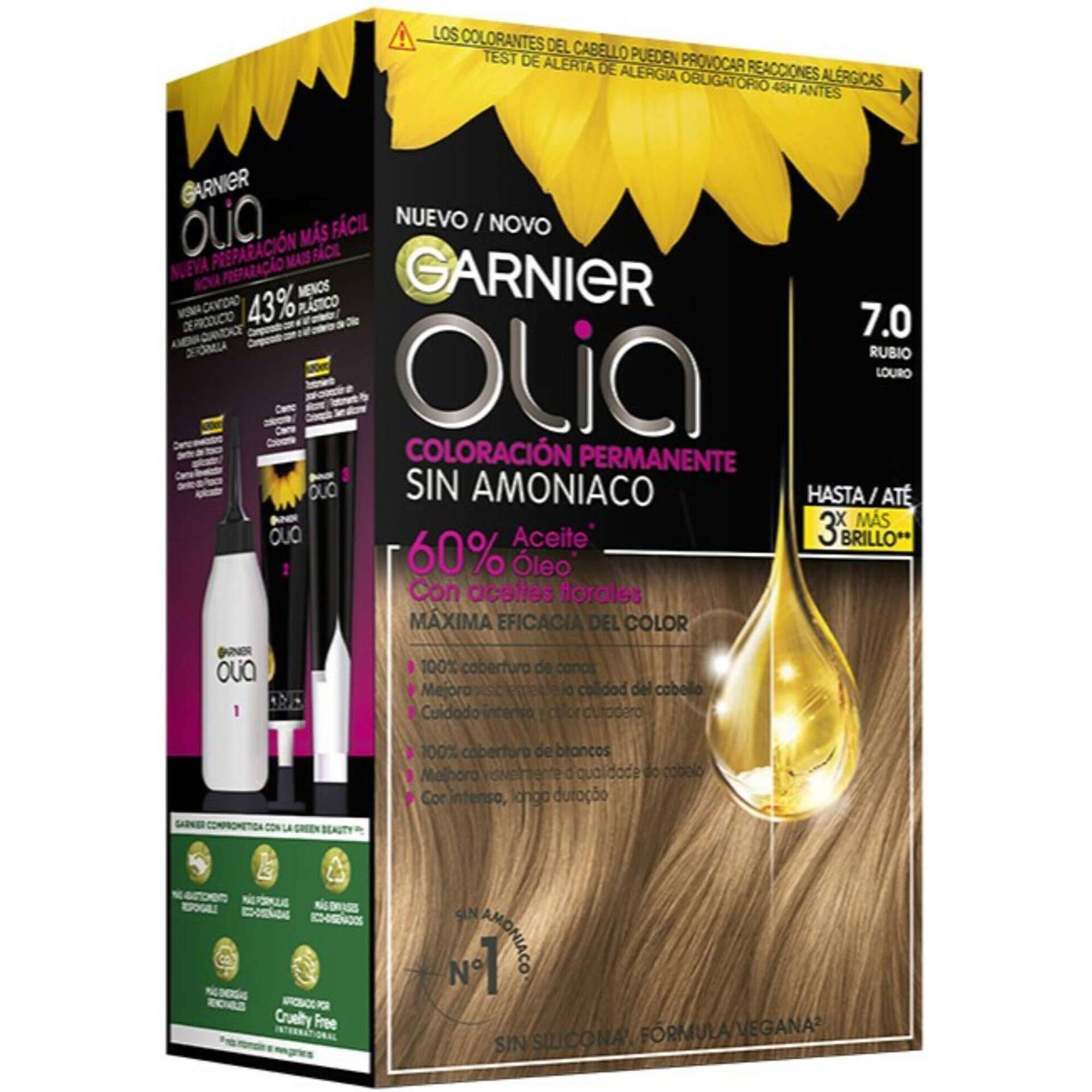 Coloração Permanente Olia Louro 7.0