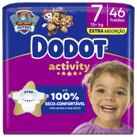 Fraldas Activity +15kg T7 Dodot