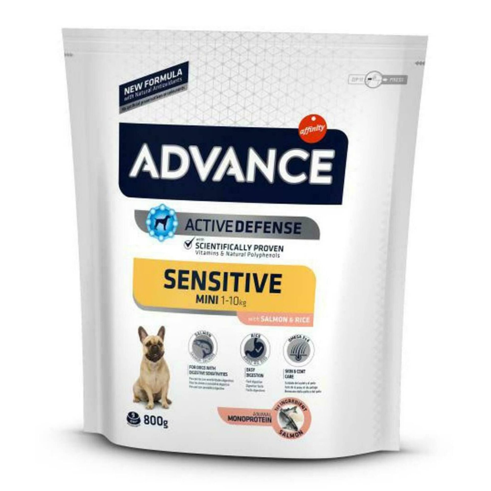 Ração para Cão Adulto Mini Sensitive Salmão e Arroz Ração para Cão Adulto Mini Sensitive Salmão e Arroz