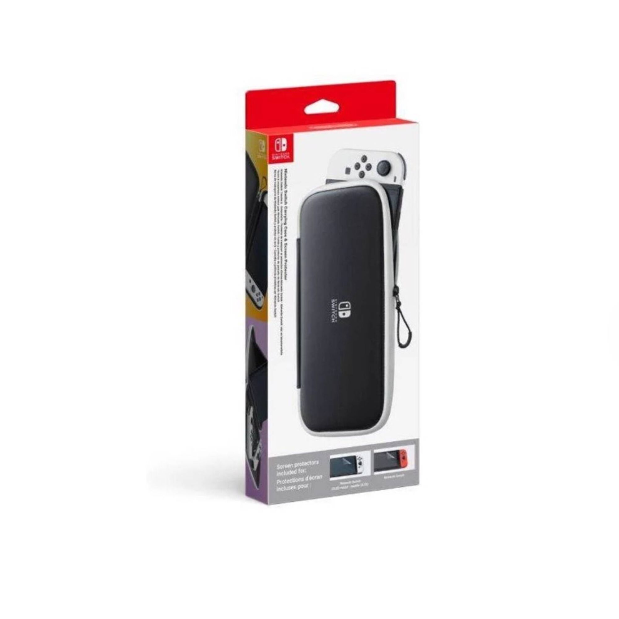 Bolsa + Protetores de Ecr&atilde; NINTENDO Switch OLED + V2 Nintendo