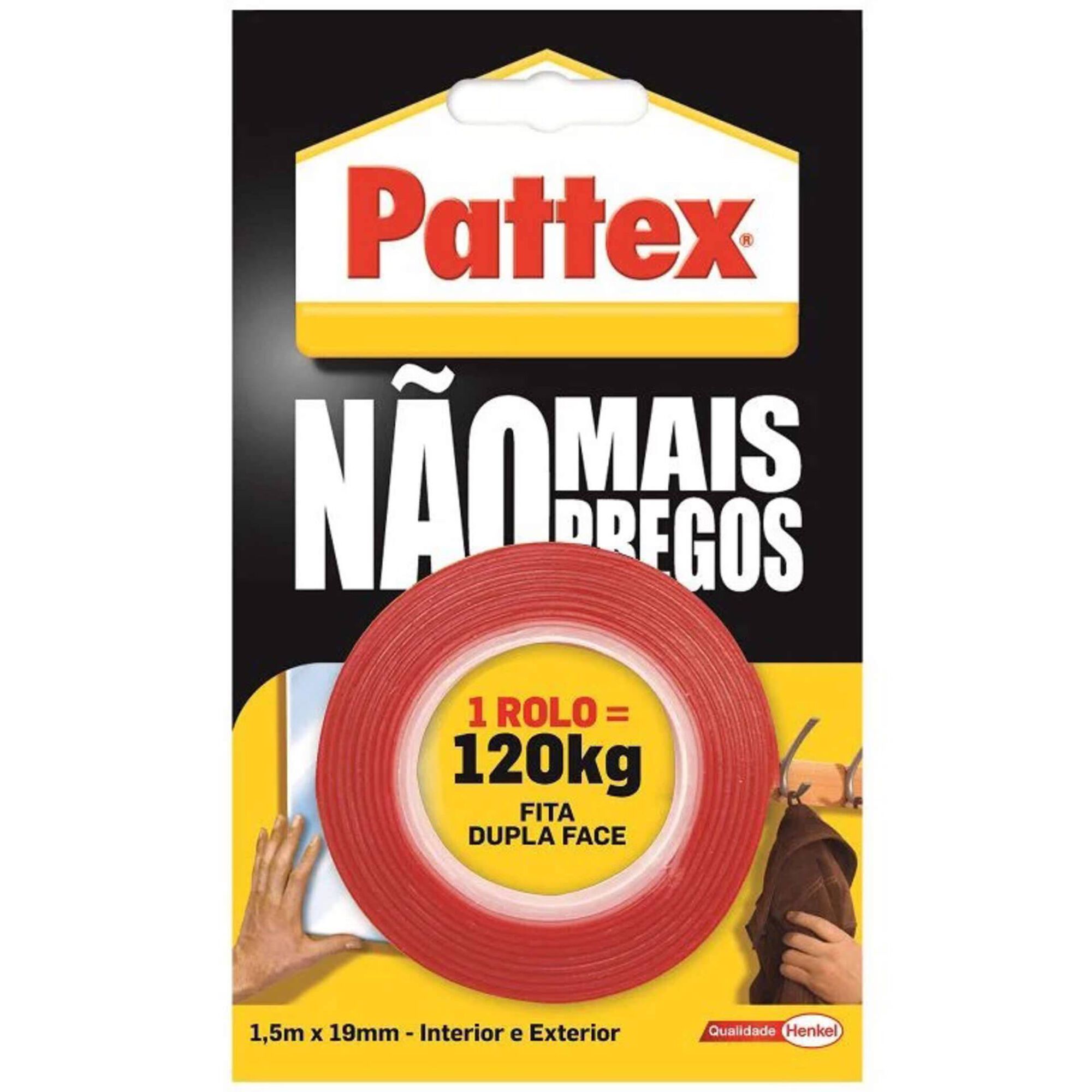 Fita Adesiva de Dupla Face&nbsp; Pattex