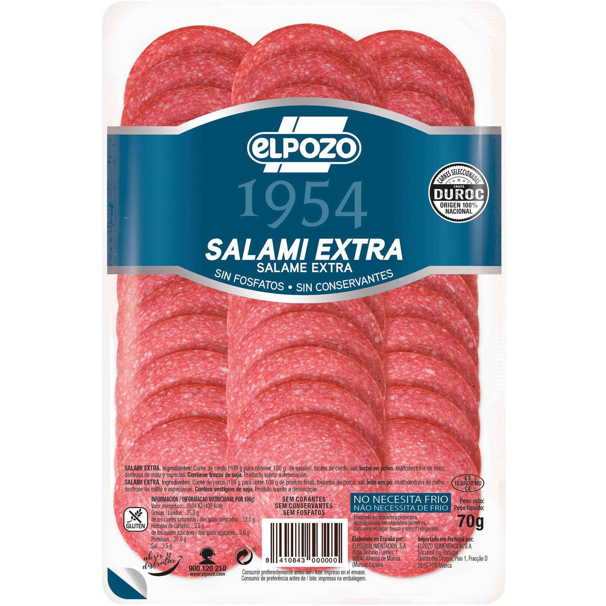 Salame Extra Fatiado
