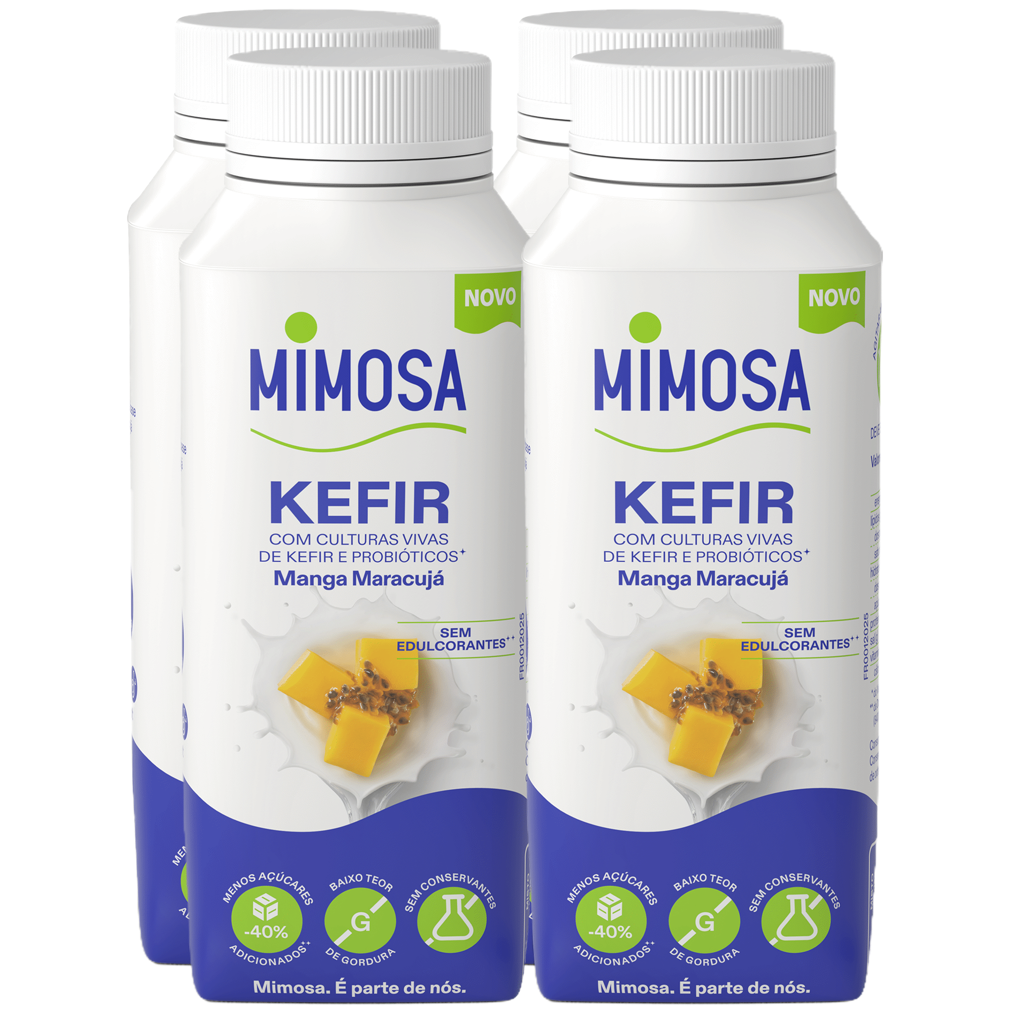 Iogurte Kefir Manga e Maracujá