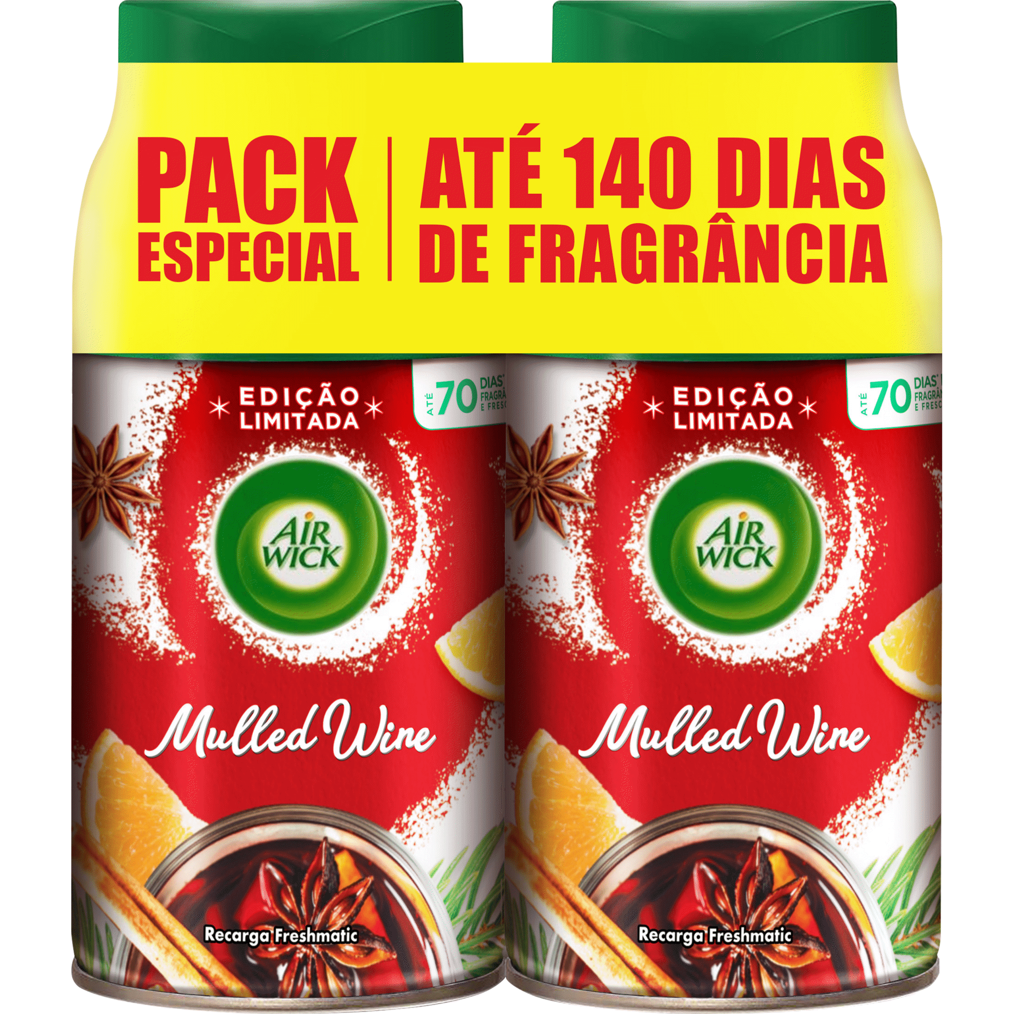 Ambientador Recarga Difusor Freshmatic Mulled Wine