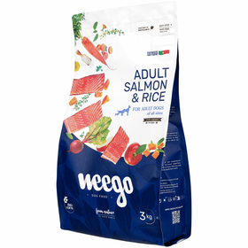 Ra&ccedil;&atilde;o para C&atilde;o Adulto Low Grain Salm&atilde;o e Arroz Weego