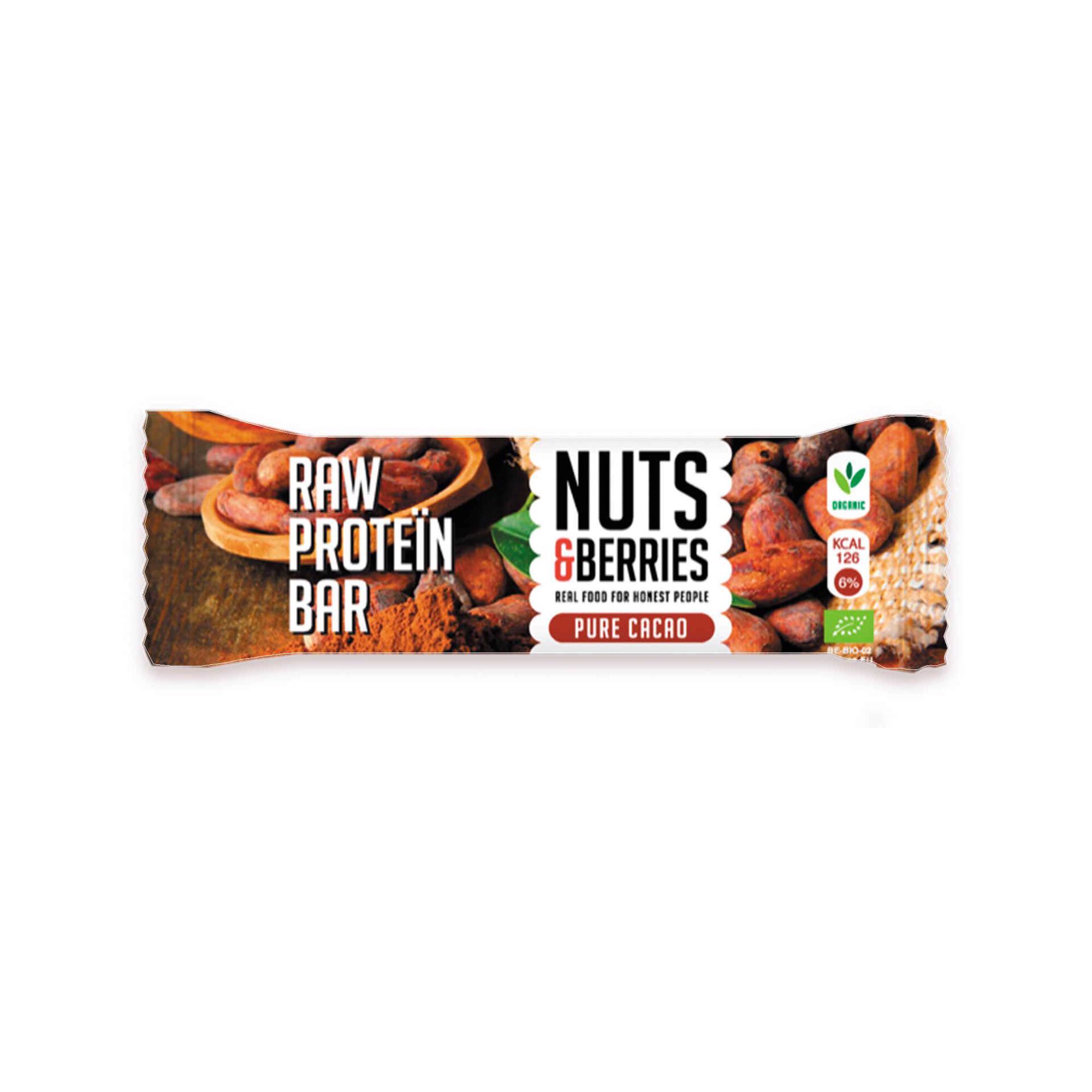 Barra Raw Proteína Cacau Biológico Barra Raw Proteína Cacau Biológico