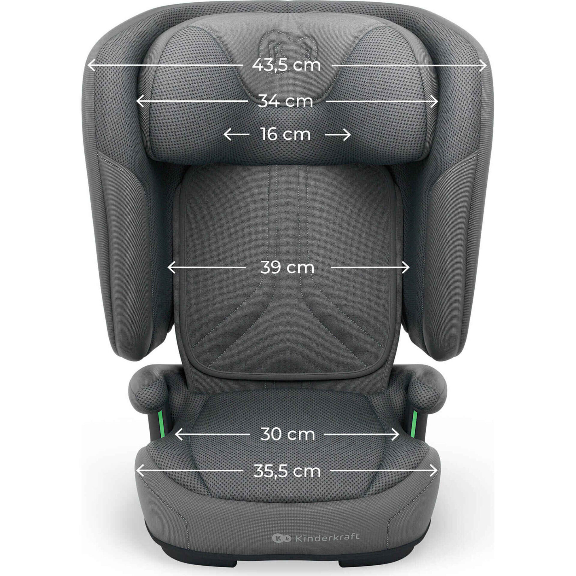 Cadeira Auto I-Size 100-150 Cinza Unity 2 Kinderkraft