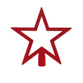 Terminal Estrela para Árvore Natal 20cm Vermelho