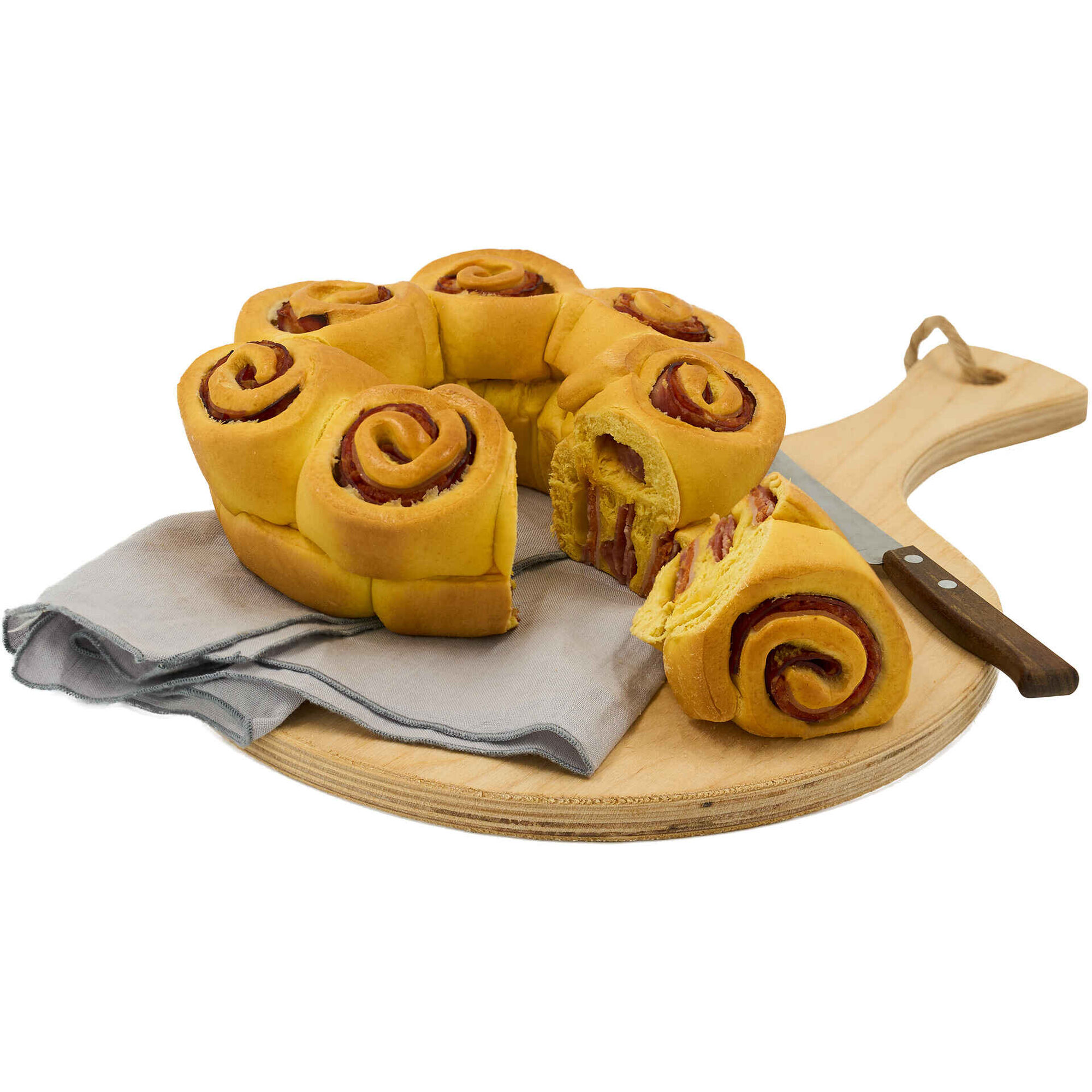 Folar com Bacon, Fiambre e Chouri&ccedil;o