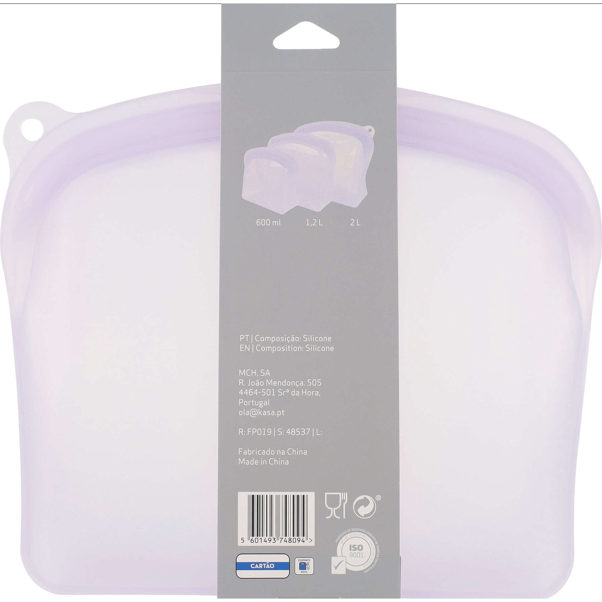 Saco Lanche em Silicone