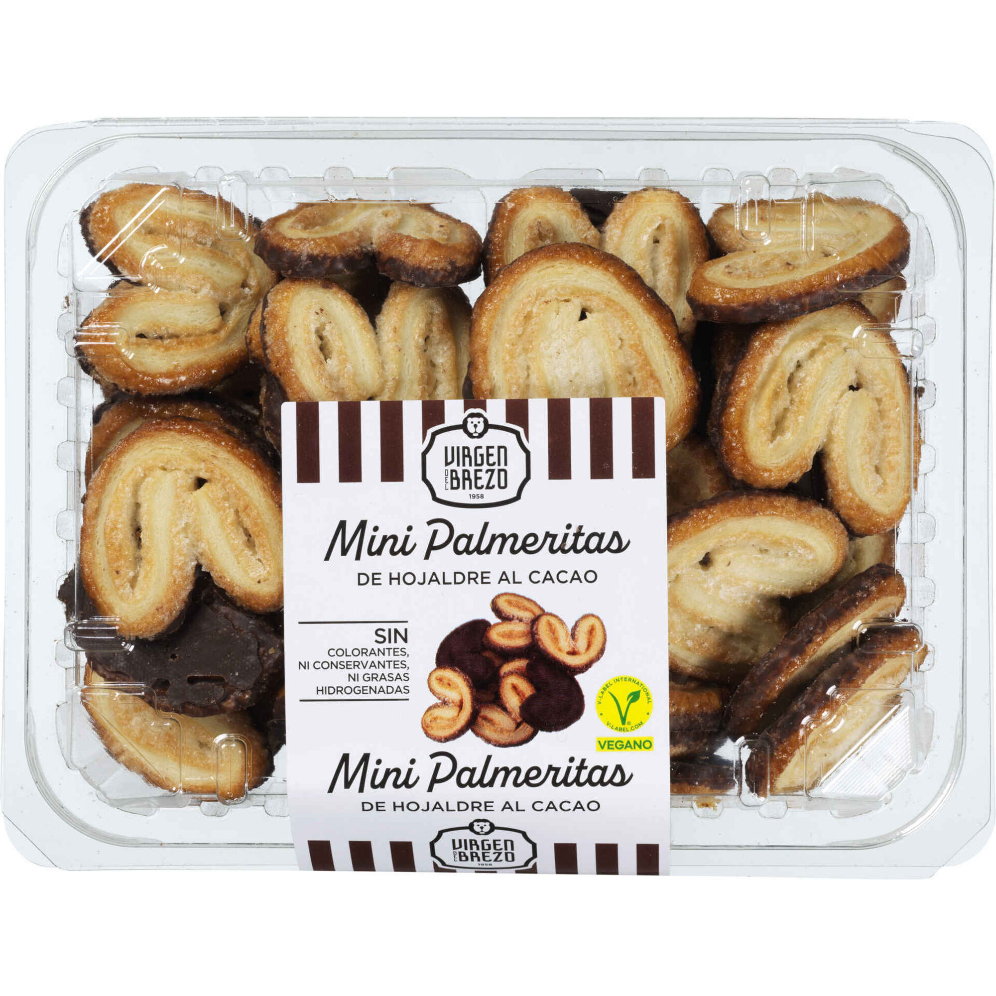 Palmiers com Chocolate Mini