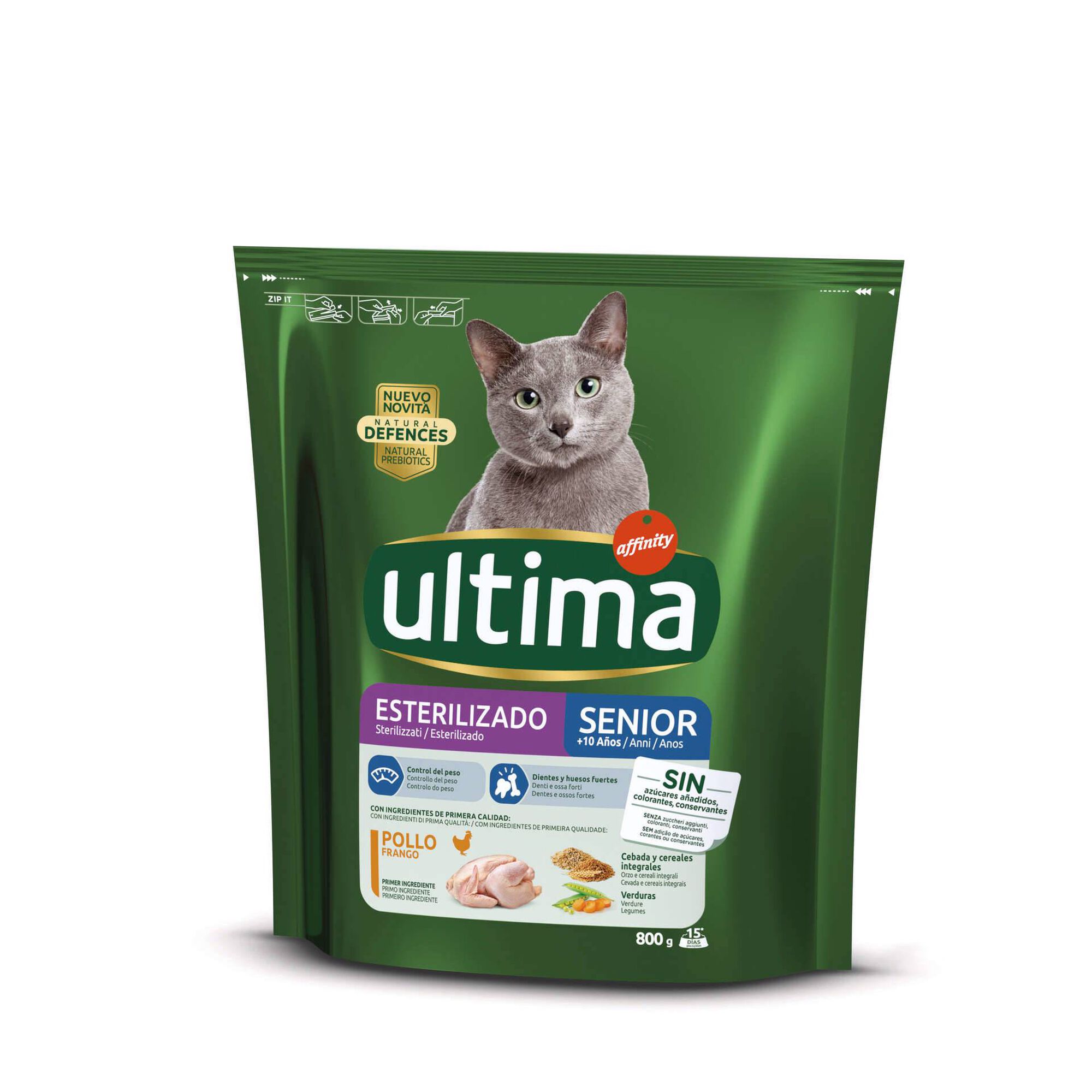 Ração para Gato Sénior Esterilizado Frango Ração para Gato Sénior Esterilizado Frango