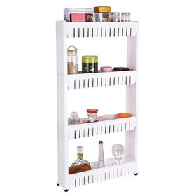 Carrinho de Arruma&ccedil;&atilde;o com 4 N&iacute;veis Bazar&atilde;o