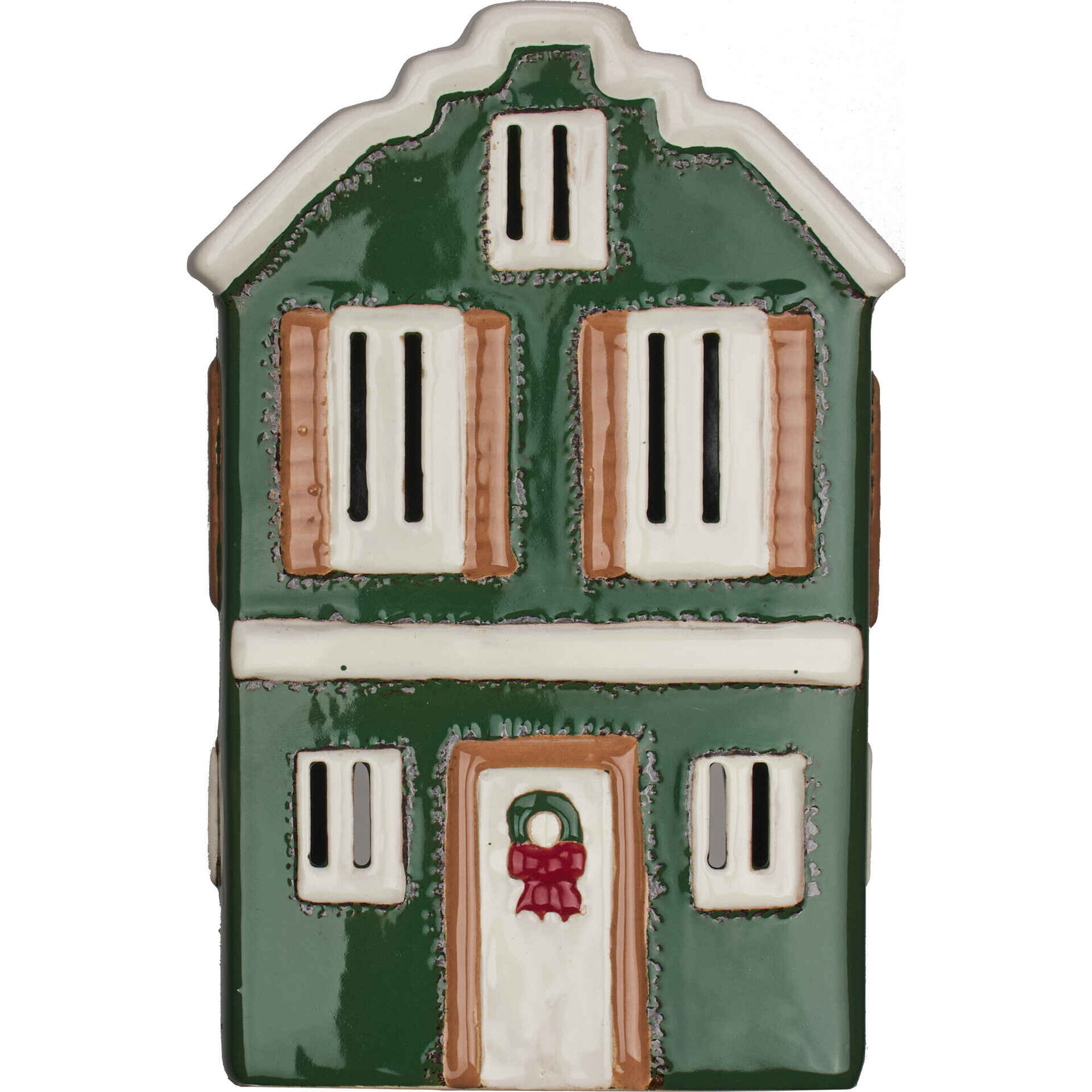 Casa Cerâmica 20cm Verde