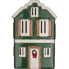 Casa Cerâmica 20cm Verde