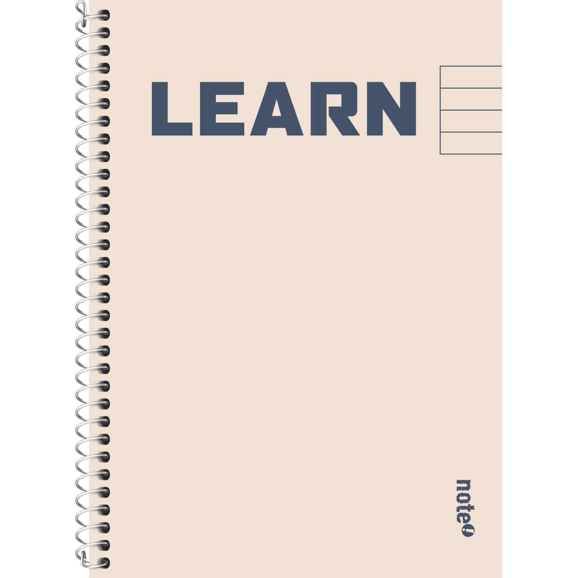 Caderno A5 100 Folhas Pautado (v&aacute;rias cores) Note!