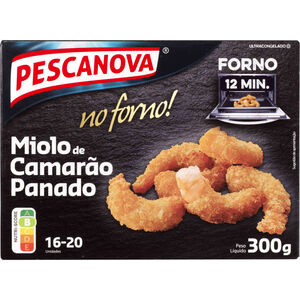 Miolo de Camarão Panado Ultracongelado Pescanova