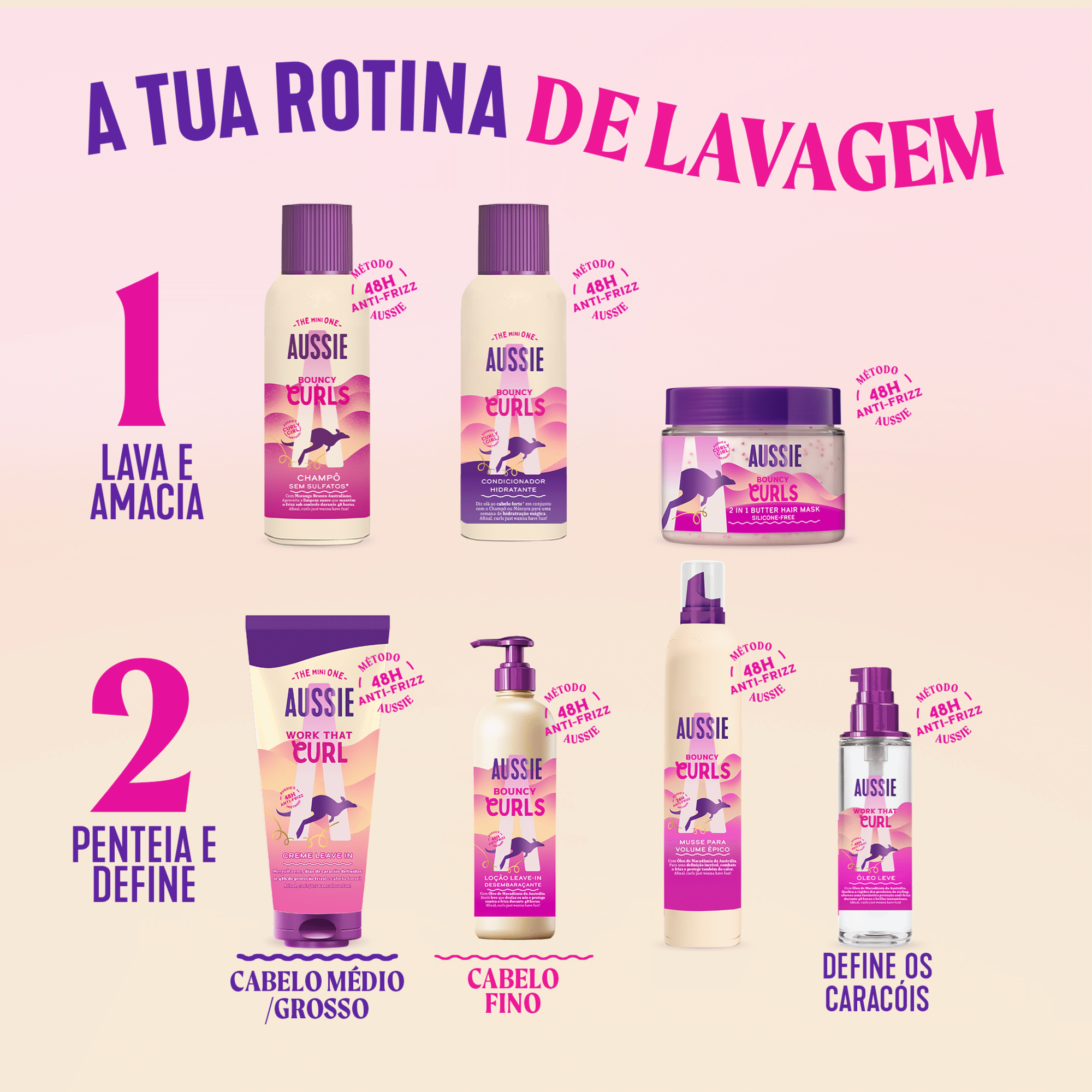 &Oacute;leo Cabelo Curls Aussie