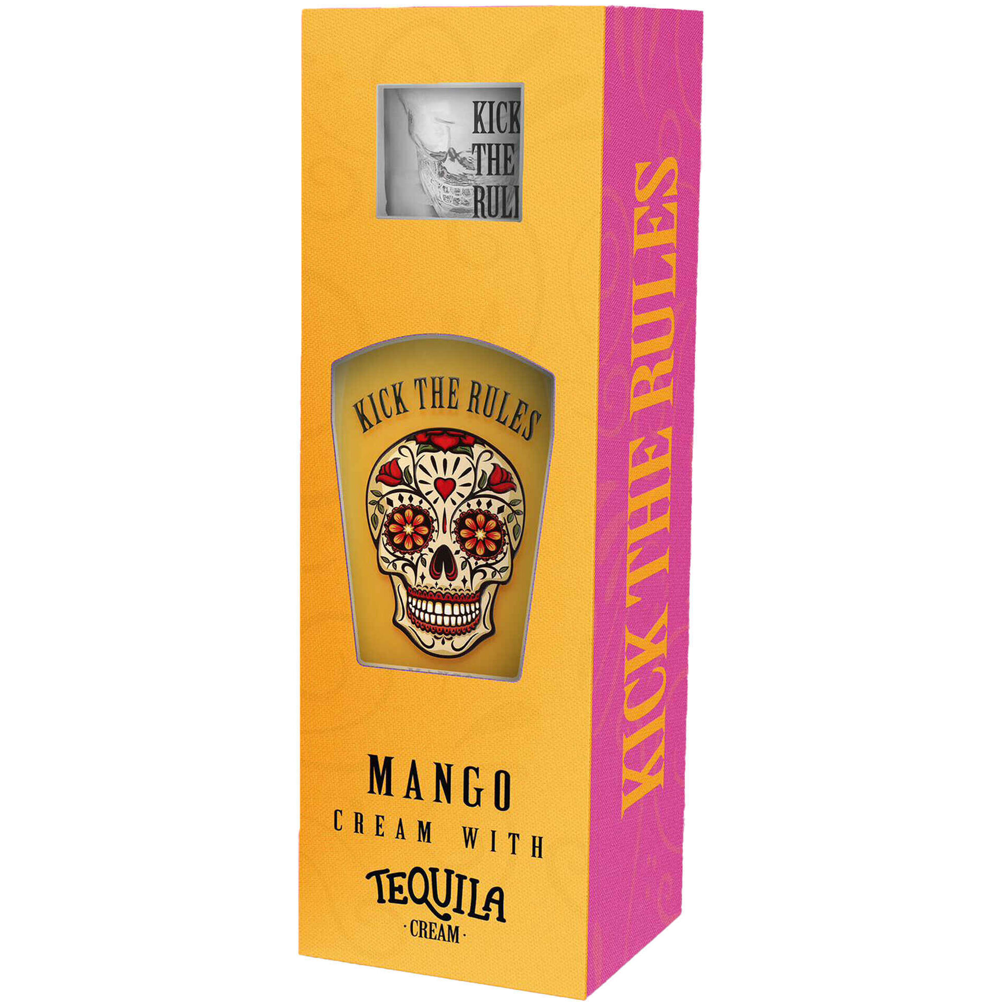 Kick The Rules Creme de Manga com Tequila com Copo