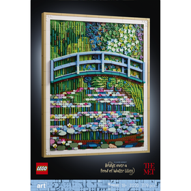 LEGO Art - Claude Monet &ndash; Ponte sobre um Lago de Nen&uacute;fares - 31220