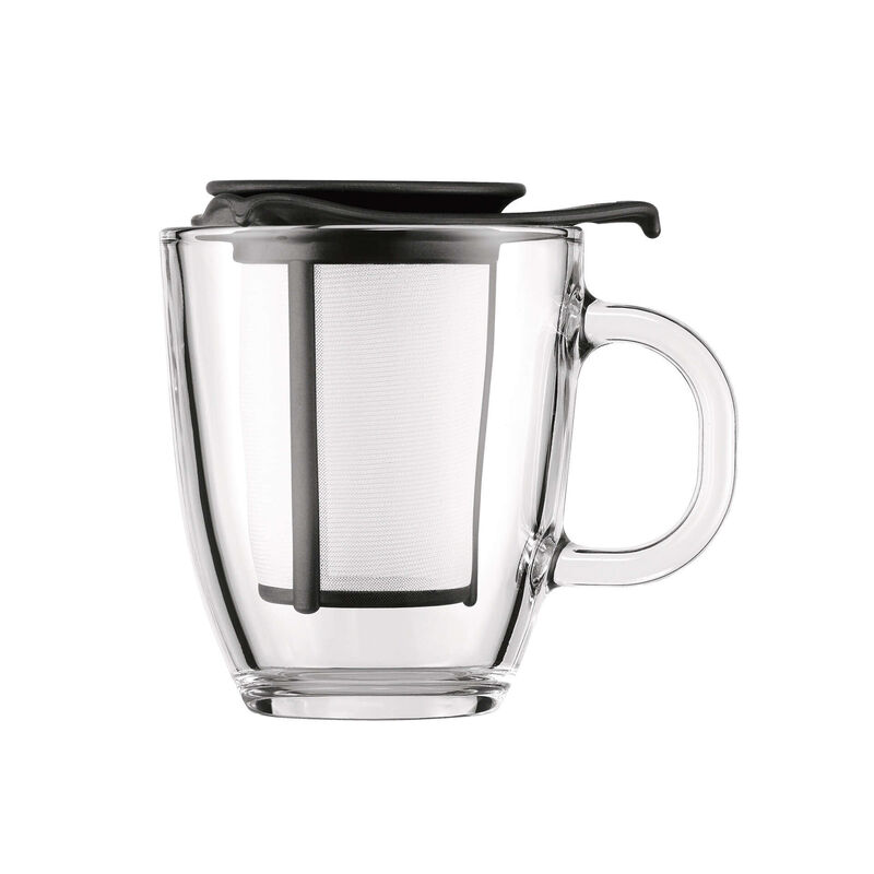 Caneca Vidro 350ml com Filtro Yoyo Set Bodum