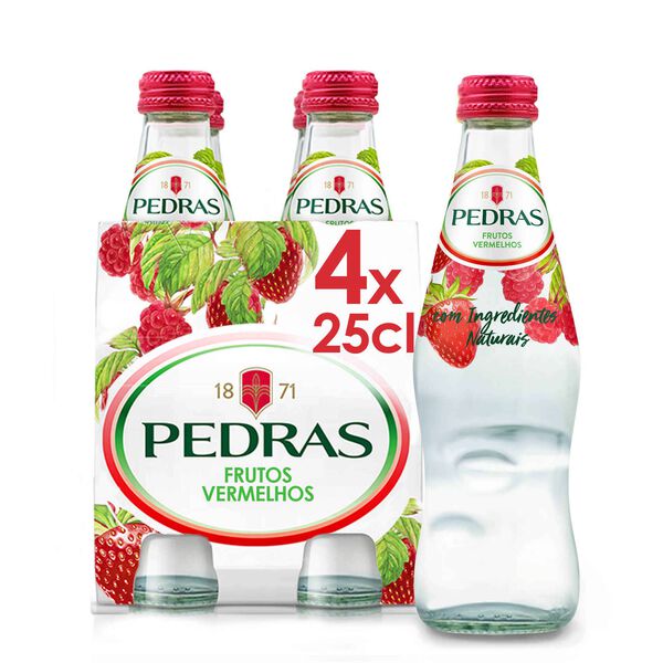 Água com Gás Frutos Vermelhos Pedras Salgadas