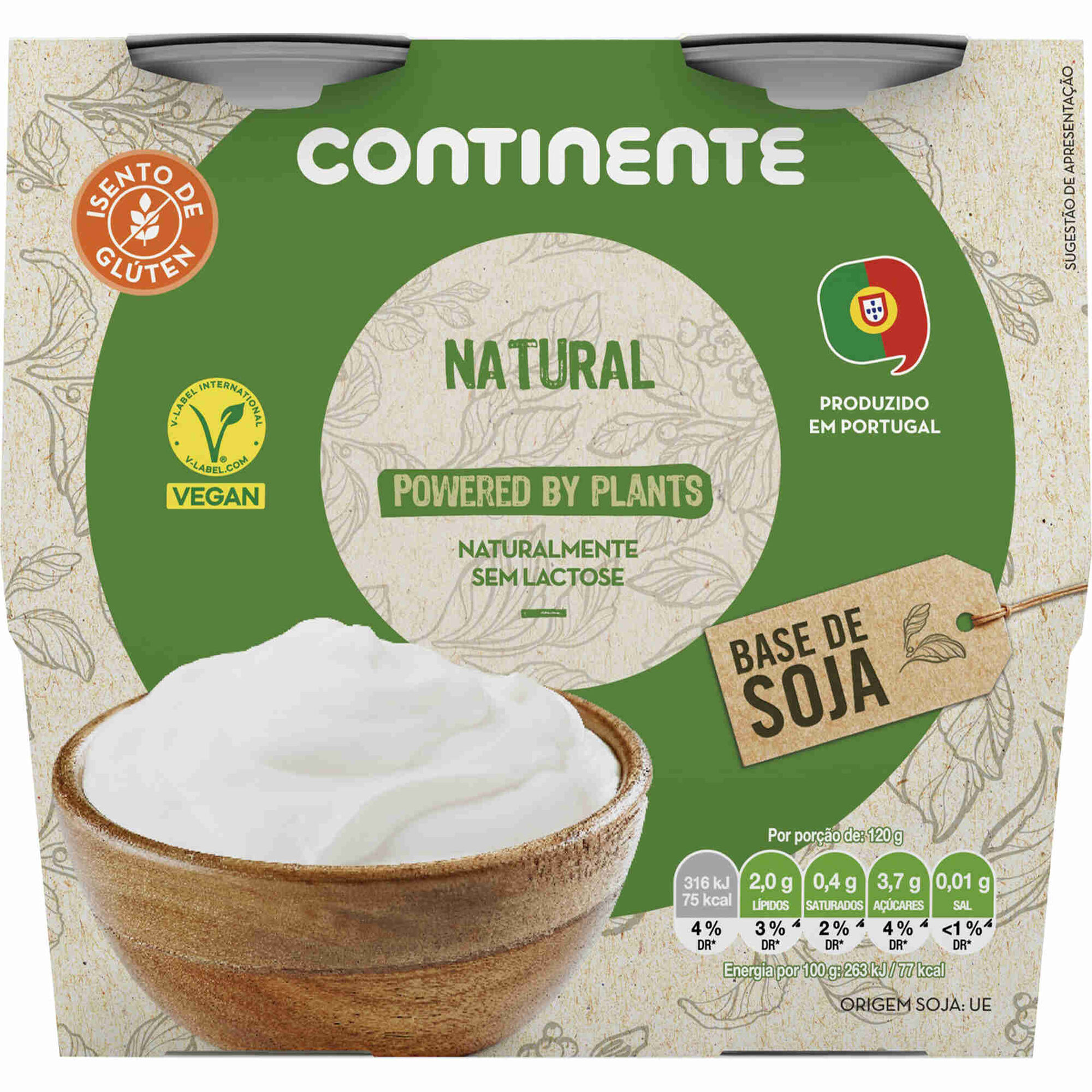 Vegegurte Powered By Plants Soja Natural