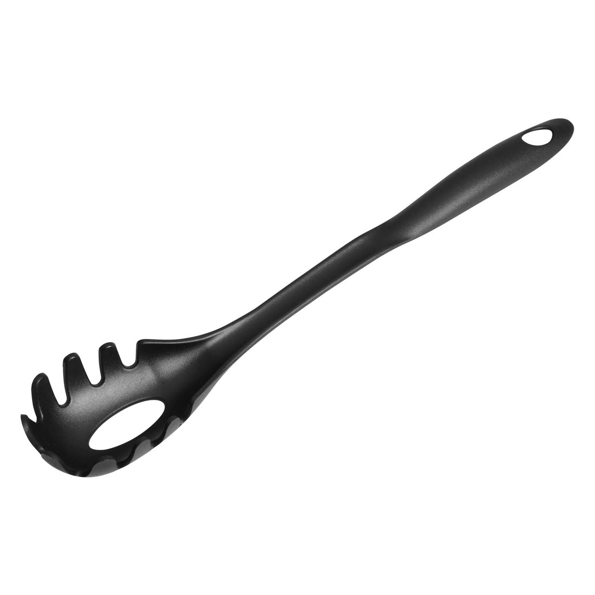 Colher Esparguete Plástico Preta Basic