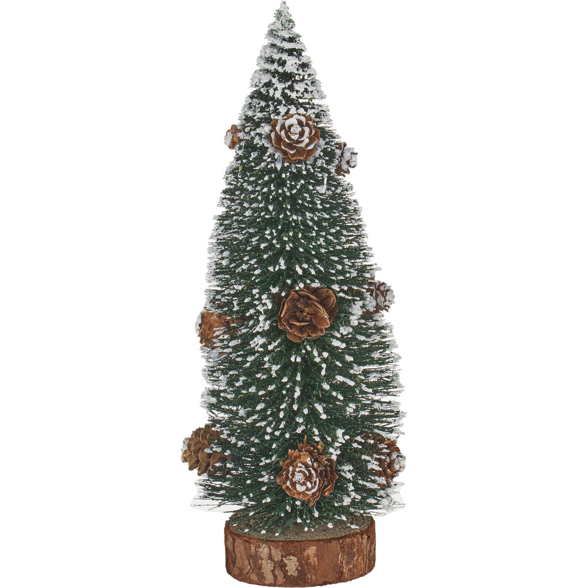 Árvore de Mesa 19cm com Pinhas