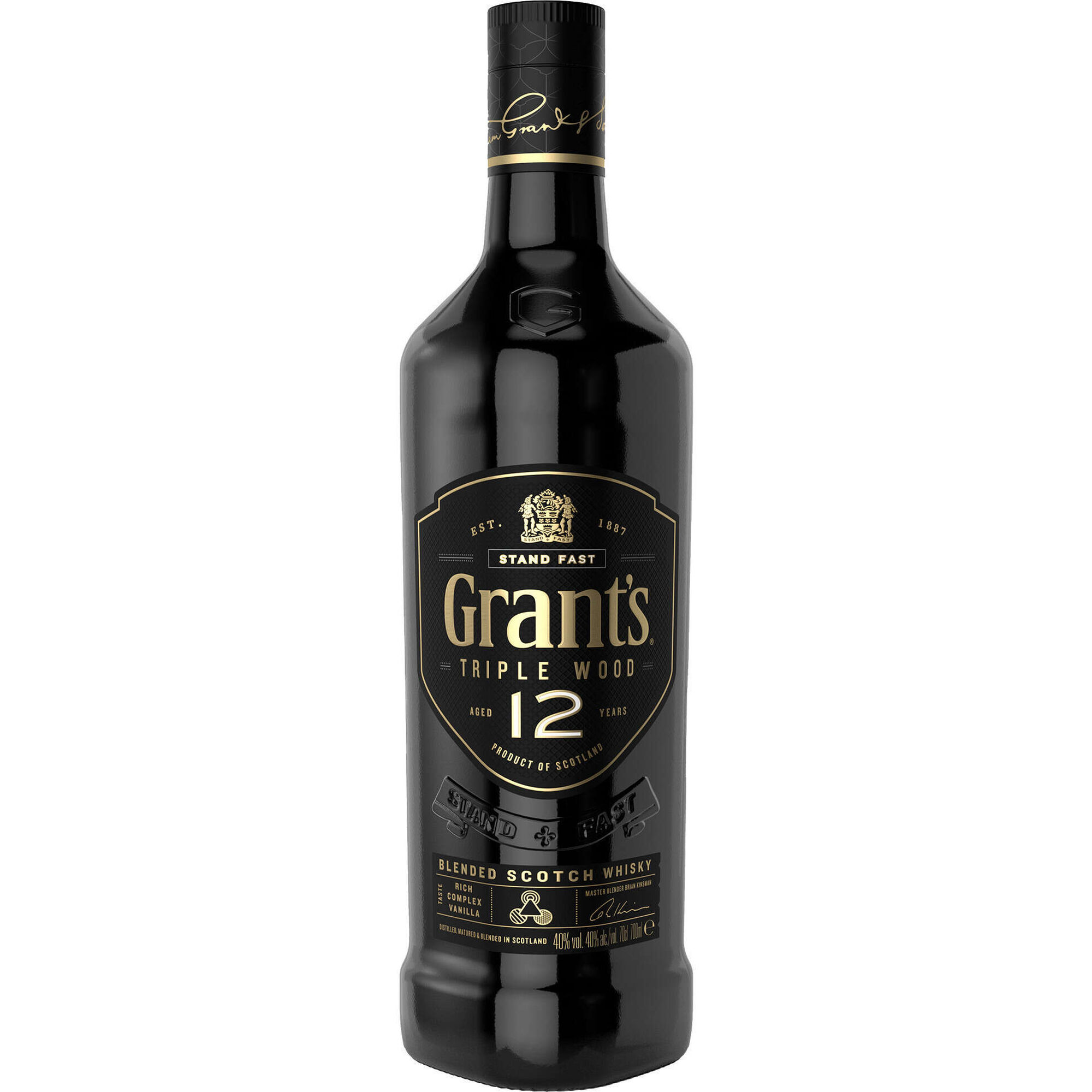 Grant's 12 Anos Triple Wood Whisky Scotch