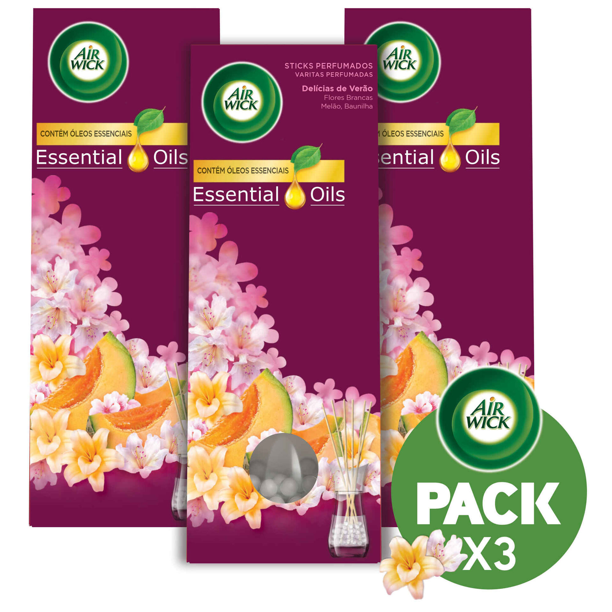Ambientador Stick Perfumado LifeScents Delícias de Verão