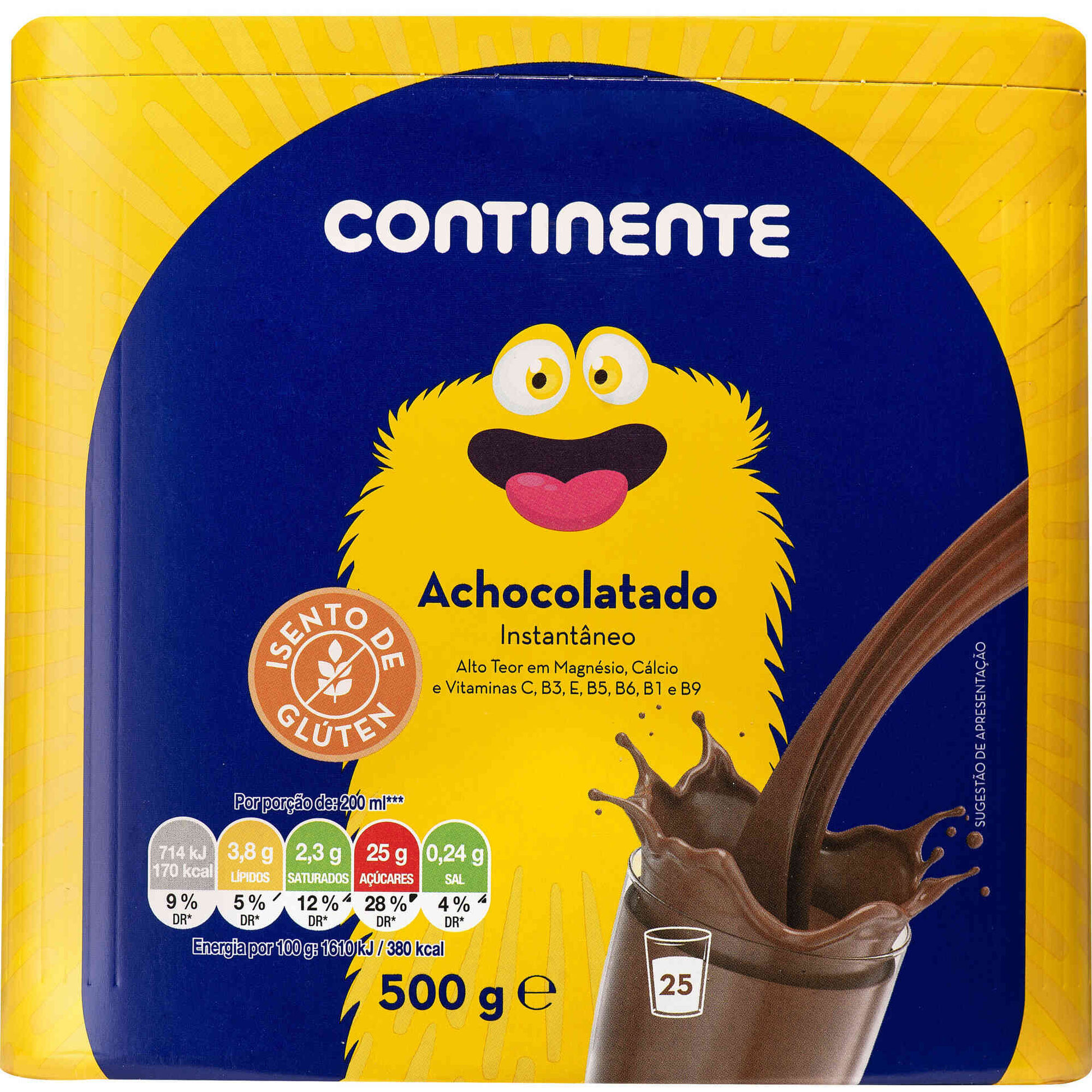 Bebida de Chocolate Solúvel sem Glúten