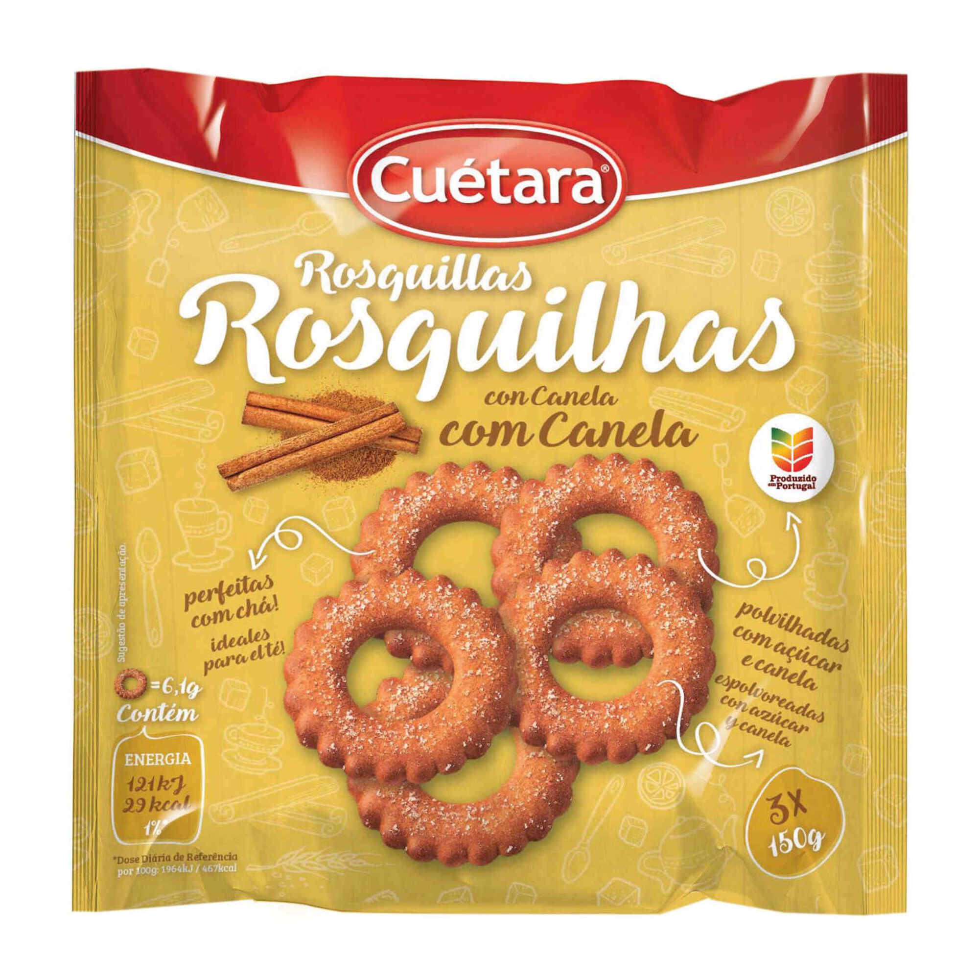 Bolachas Rosquilhas Canela Bolachas Rosquilhas Canela