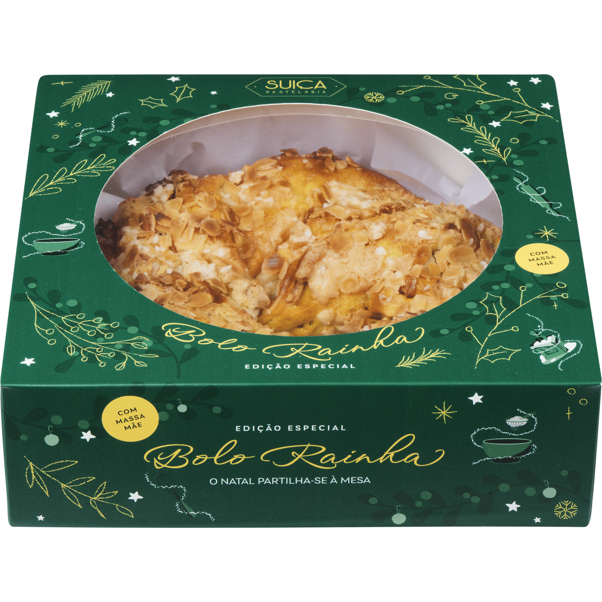 Bolo-Rainha Pastelaria Su&iacute;&ccedil;a