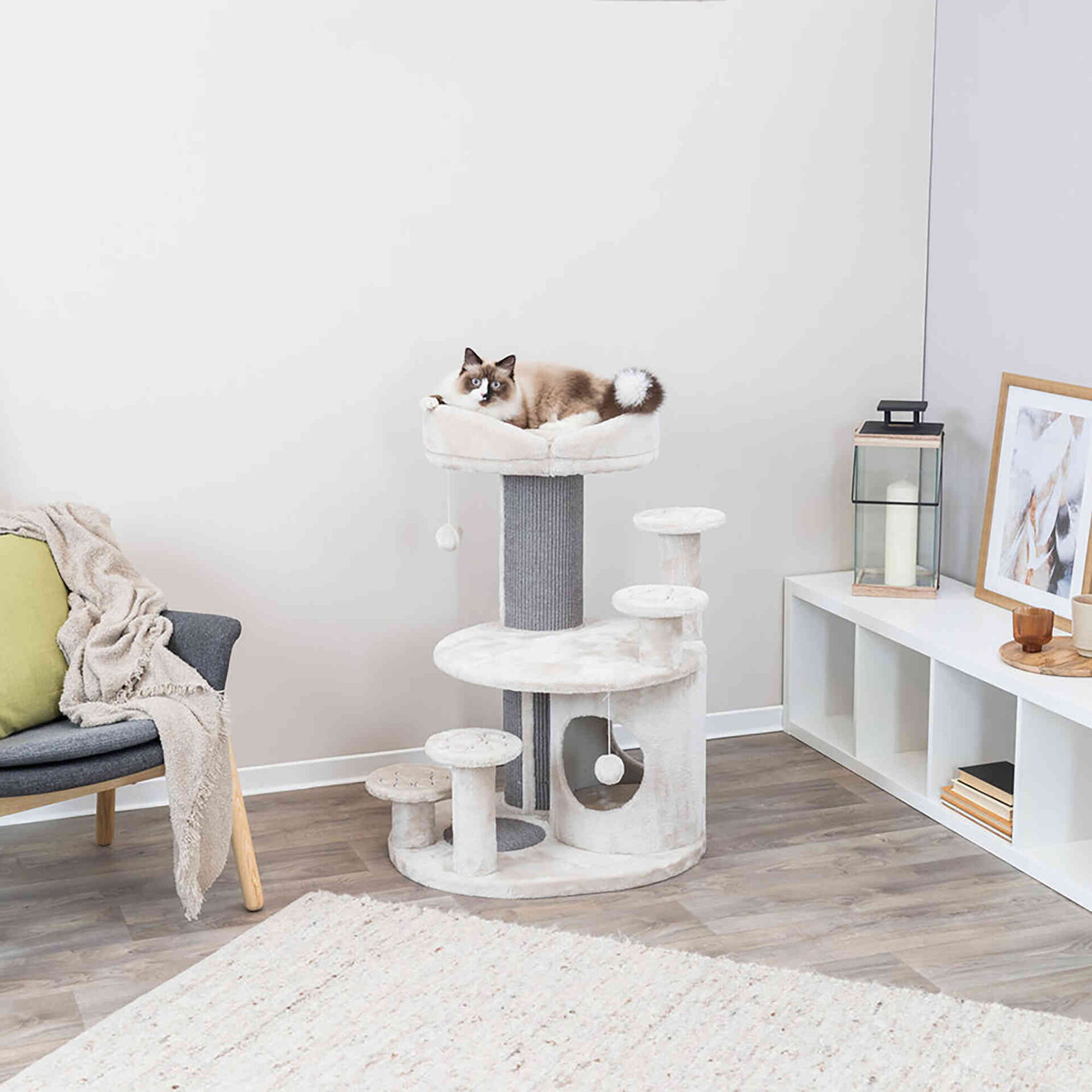 Arranhador para Gato Emil Cinza