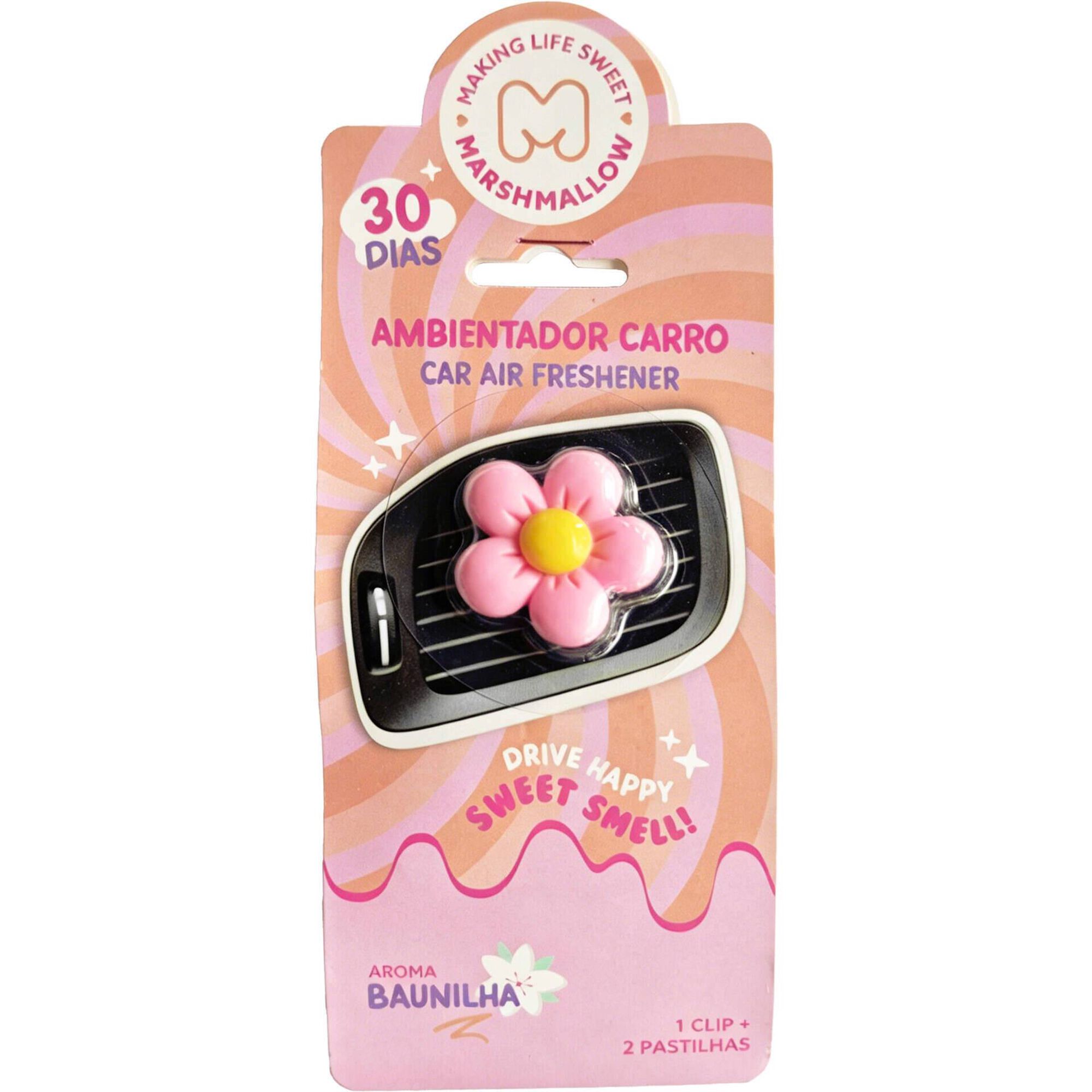 Ambientador Flor Rosa Baunilha Marshmallow