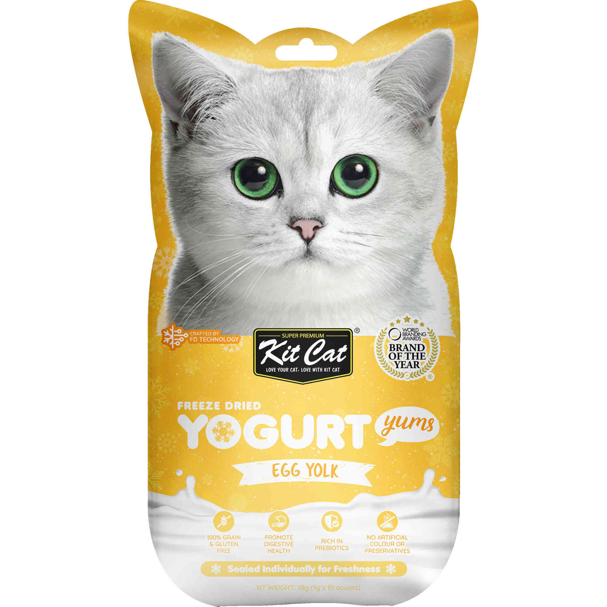 Iogurte para Gato Gema de Ovo Kit Cat