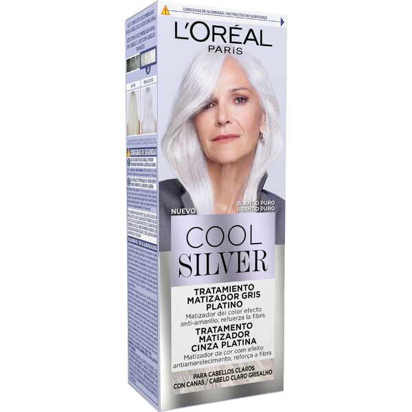 Tratamento Cabelo Matizador Cinza Platina Branco Puro LOréal Paris