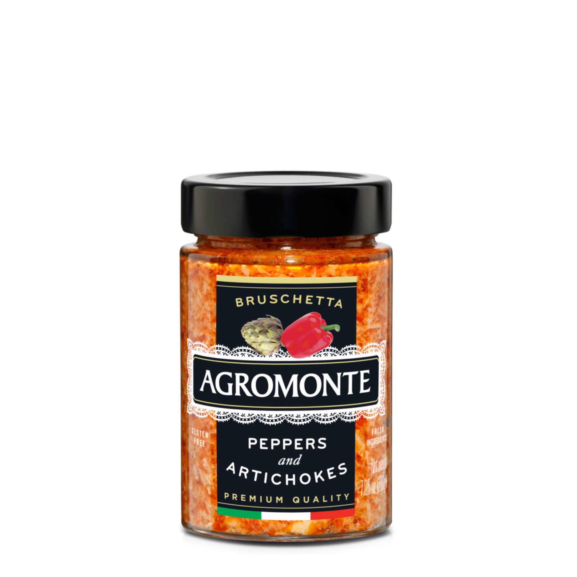Molho Bruschetta com Pimentos e Alcachofras