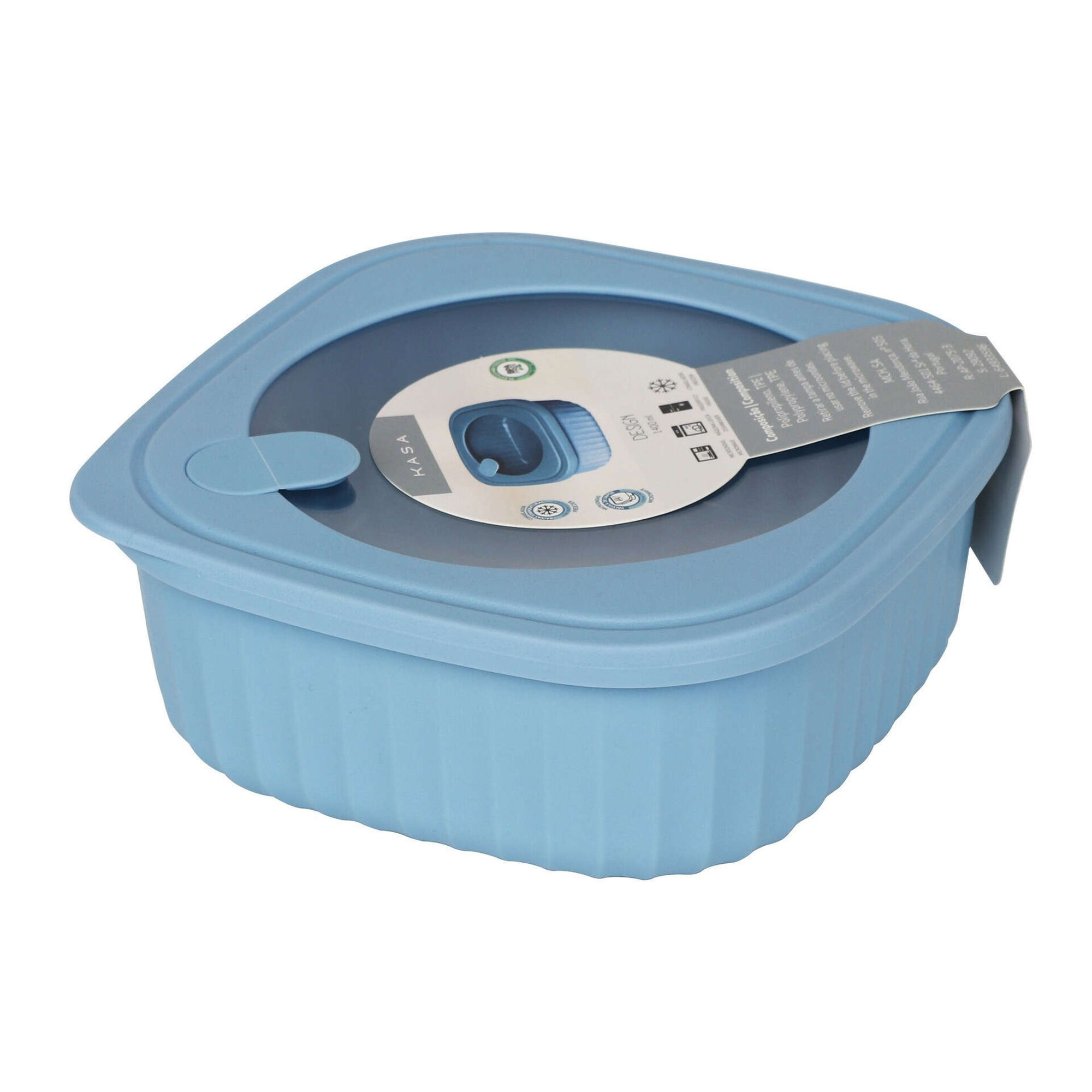 Caixa Herm&eacute;tica 1,4L Azul Design Kasa
